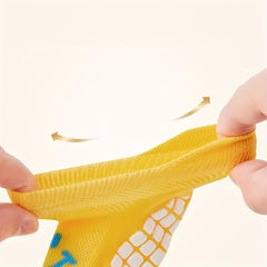 3 Pairs Baby Girls Anti-Skid Socks Mesh Breathable Comfy Socks