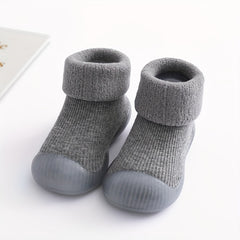 Girls' Plus Fleece Slip-On Shoes for Autumn and Winter