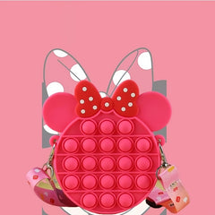 Girls Silicone Shoulder Bag Messenger Bag Coin Purse Wallet Children s Gift