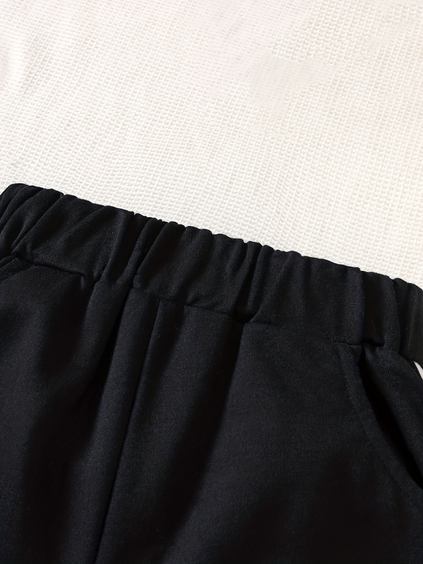 Kid Girls' Elastic Waist Sports Shorts - Comfy Fit Sweat Shorts