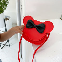 Kids Crossbody Bag with Bow Shoulder Strap Mini Coin Purse for Girls