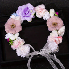 Bridal Flower Headband Crown Tiara Bride Wedding Hair Accessories