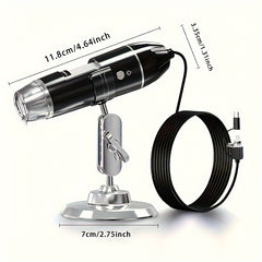 Portable Digital Microscope Camera for Laptop Insect Skin Plant Observation