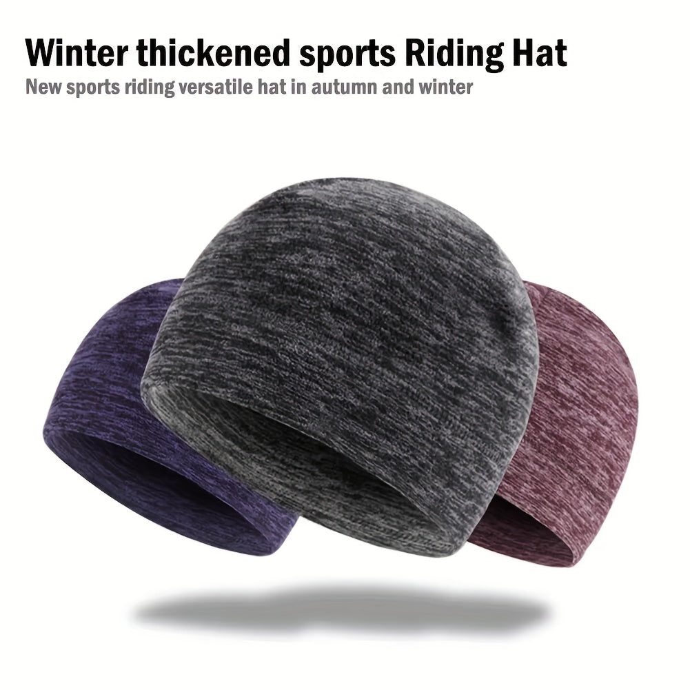 Winter Helmet Skiing Cycling Running Skull Cap Beanie Thermal Retention