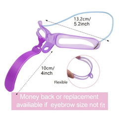 8 in 1 Eyebrow Shaping Template Set for Perfectly Defined Eyebrows