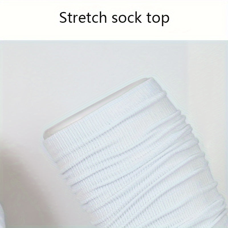 1 Pair Football Socks Pleated Over the calf Outdoor Sports Socks