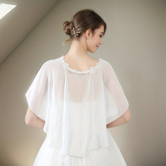 Elegant Mid Length Cape Shawl for Women - Summer Fashion Accessory