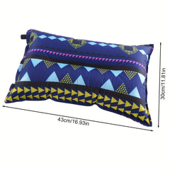 Ethnic Style Auto Inflatable Pillow Outdoor Leisure Camping Travel