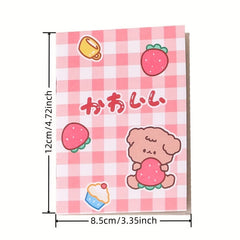 4pcs Cartoon Notebook Mini Notepad Student Prize Small Gift Learning Supplies