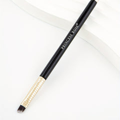Precision Angled Eyebrow & Eyeliner Brush for Makeup Application