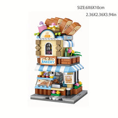 Mini Street View Building Block Toys 1645 1648