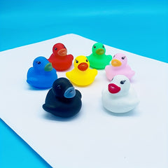 70pcs Colorful Mini Duck Bath Toys for Kids' Water Play Fun