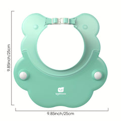 Kids Shampoo Cap with Eye & Ear Protection Adjustable for Ages 0-12