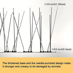 Bird Spikes Set Deters Small Birds Crows & Woodpeckers Roof Fence Window Cover