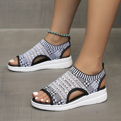 Women's Summer Flat Sandals One Buckle Outdoor Sandals
