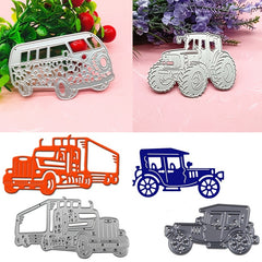 Car Metal Cutting Dies Stencil Scrapbooking Embossing Album Card Making