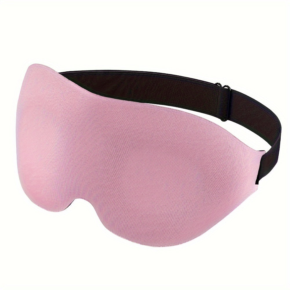4pcs Blackout Eye Mask With Earplugs & Storage Bag 3D Contoured Blindfold