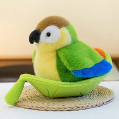 1pc 72inch Parrot Plush Toy Soft Polyester Stuffed Animal Realistic Home Decor