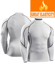 Men's Compression Workout Shirt High Stretch Moisture Wicking Base Layer