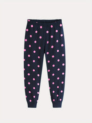 Girls Dinosaur Print Pajamas Set Long Sleeved Top & Trousers 2pcs Suit