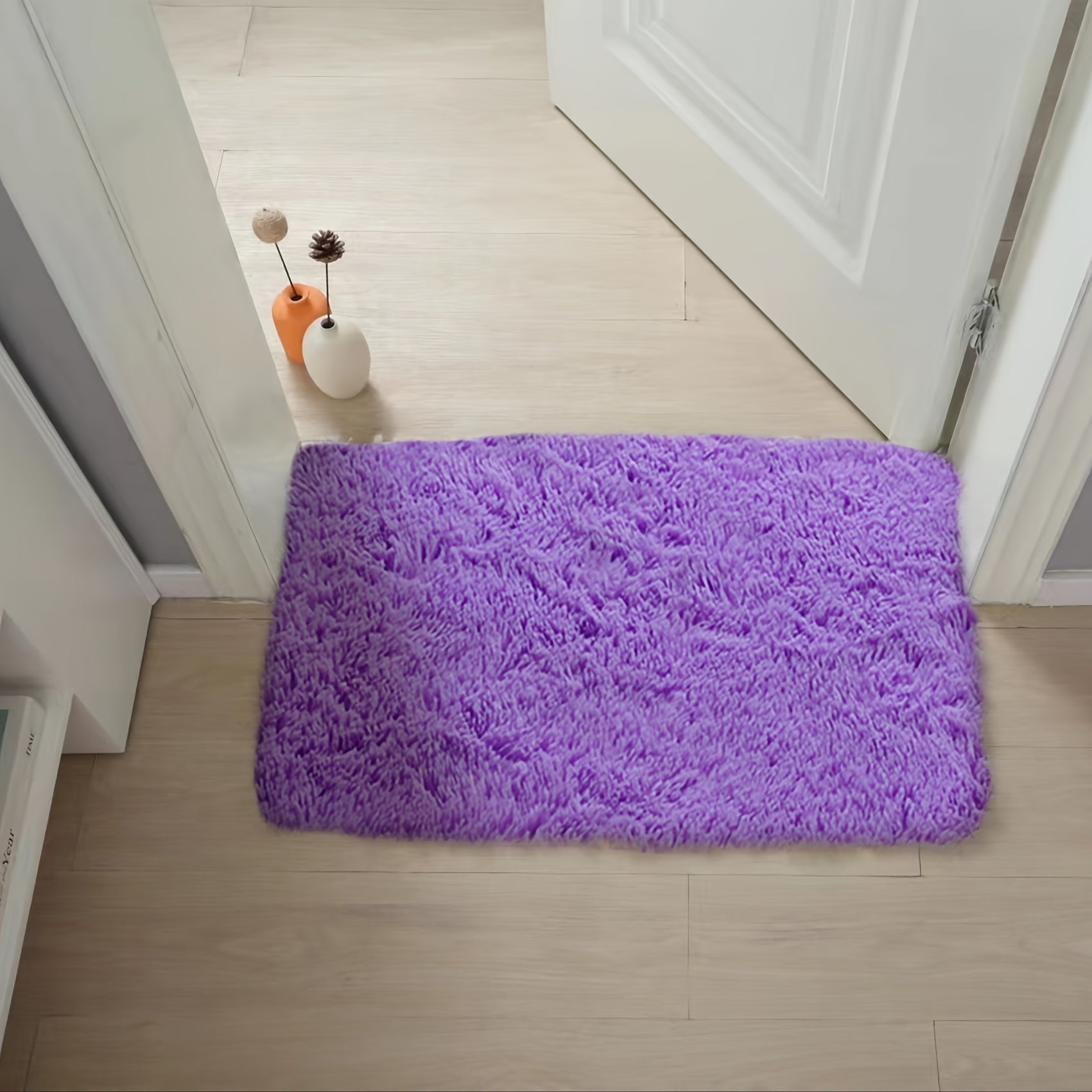 Modern Soft Doormat Comfortable Carpet Hand Washable Rug Home Decor