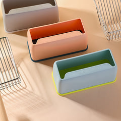 Stainless Steel Cat Litter Scoop Set with Holder