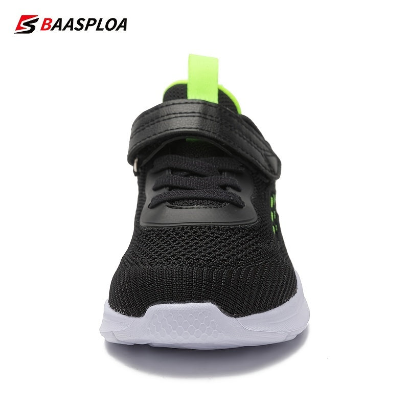 Baasploa Kids' Breathable Knit Sneakers Lightweight Cushioned Shoes
