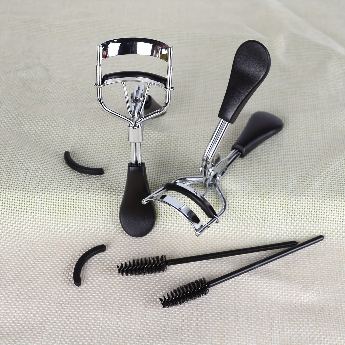 4pcs Eyelash Tools Set False Eyelash Applicator Eyebrow Brush Curlers Comb Tweez