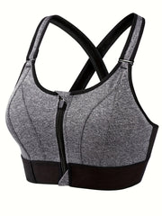 Cross Back Sports Bra High Elastic Tight Lifting Bra
