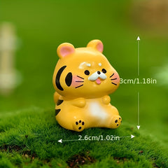 12 Zodiac Ornaments Mini Small Toys Cartoon Tabletop Ornaments