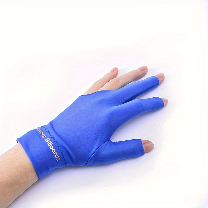Spandex Snooker Billiard Cue Glove Pool Left Hand Three Finger Gloves