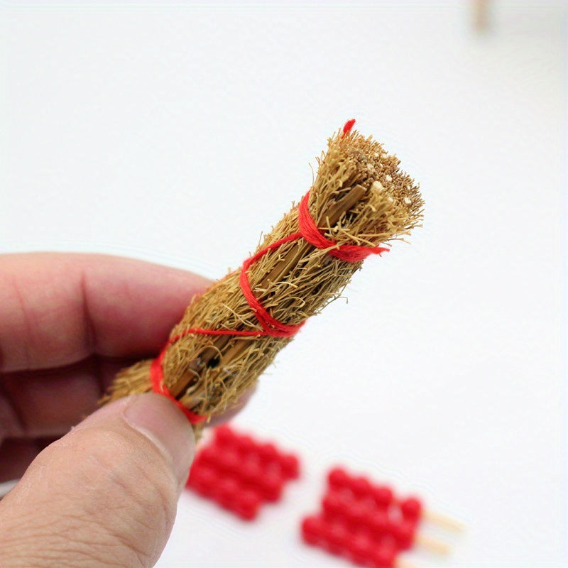 Food Play Ice Sugar Melon Stick ABS Material DIY House Scene