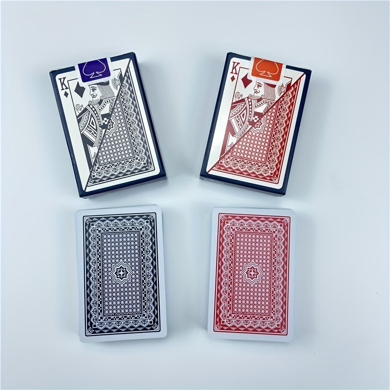 Waterproof Plastic Playing Cards 5.8X8.2in, Foldable & Washable