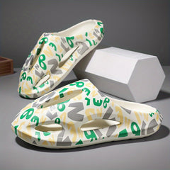 Men's/Women's Clogs Garden Shoes Lightweight Sandals Letter Print
