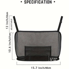 Mesh Car Seat Hanging Bag Organizer with Pocket