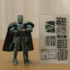 Movable Medieval Knight Figure w/ Weapon Accessories Shield & Helmet 4 Colors