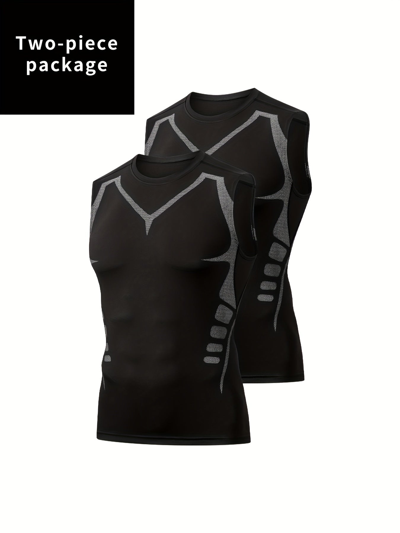 Men's Quick Dry Sleeveless Shirt Compression Tank Top