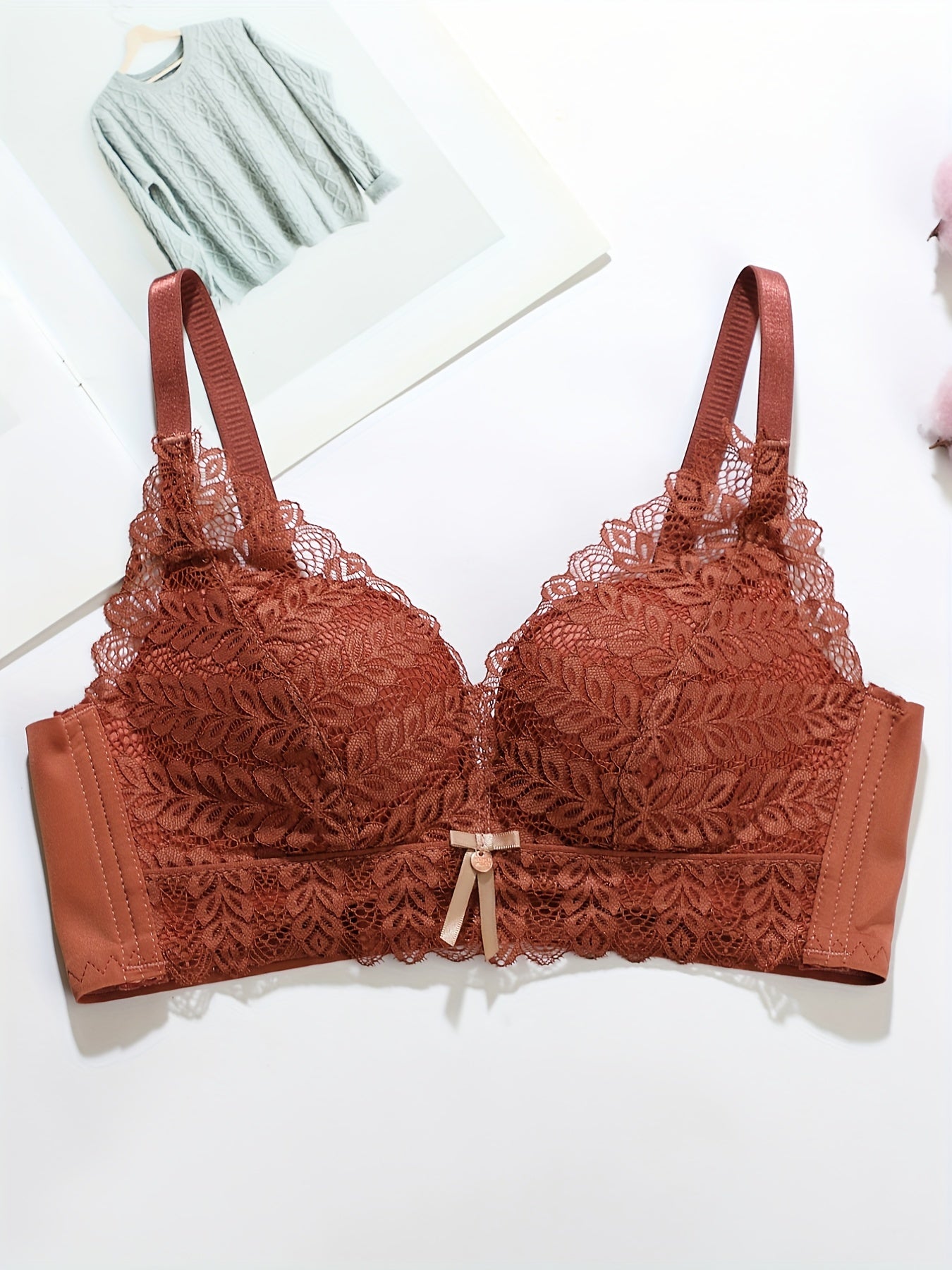 Lace Push Up Bra Adjustable Women's Lingerie