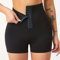 High Waist Buckles Shorts Slim Versatile Casual