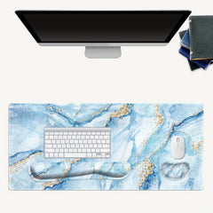 HUADO 3 in 1 Gaming Mouse Pad & Keyboard Wrist Rest