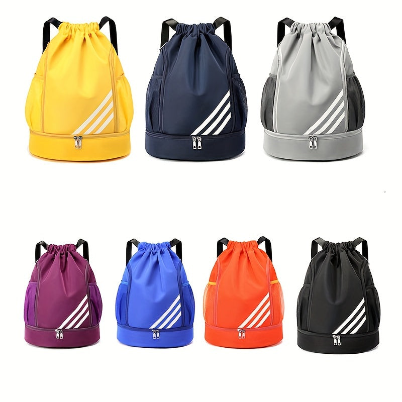 Large Capacity Drawstring Backpack for Sports