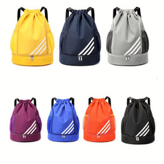 Large Capacity Drawstring Backpack for Sports