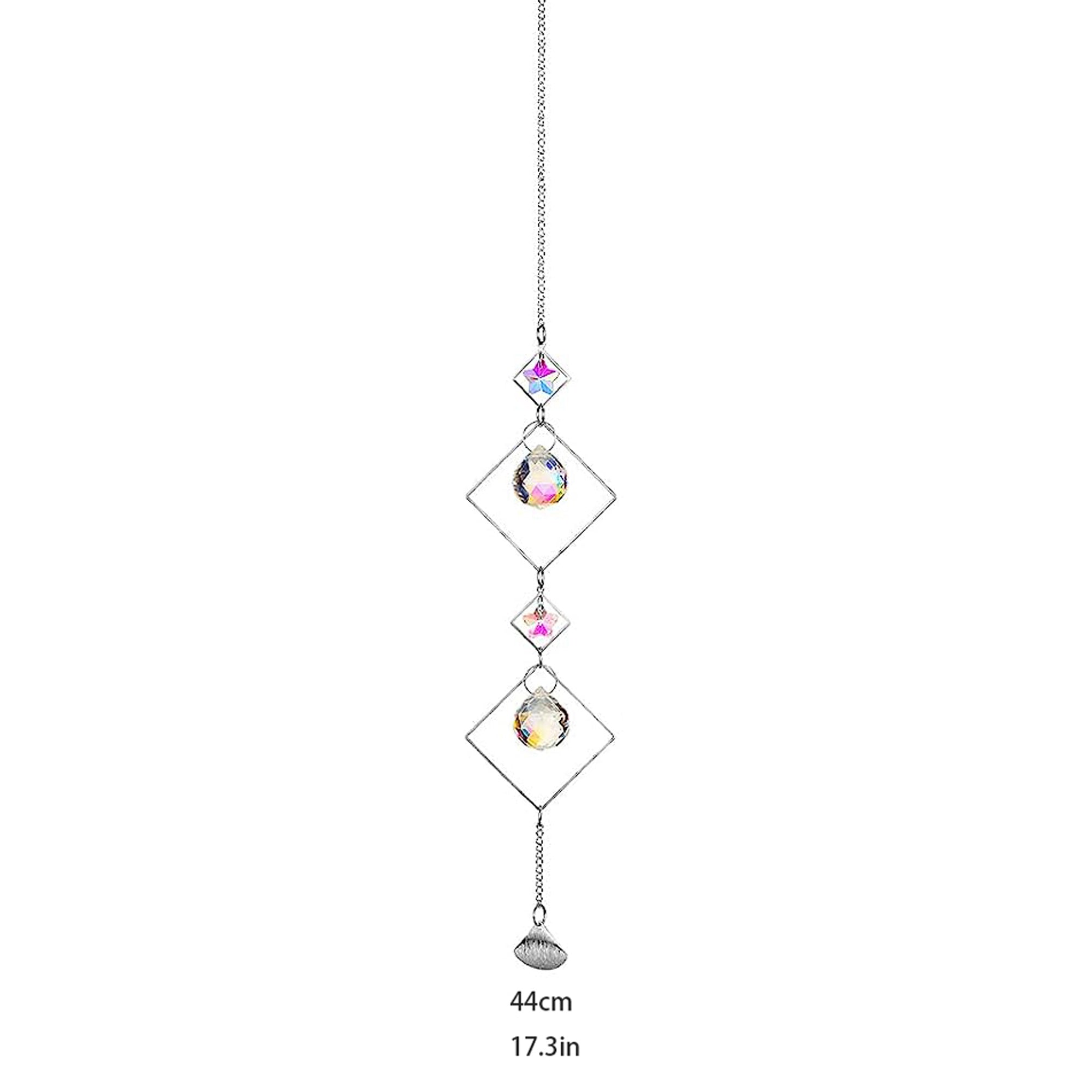 Crystal Suncatcher Hanging Garden Light Catcher Window Chandelier Pendant