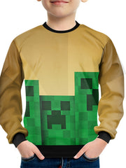 Teens 3D Print Sweatshirt, Casual Pullover Street Wear