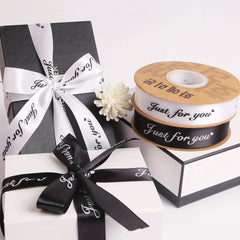 English Ribbon Decoration Gift Satin Ribbon DIY Cake Flower Butterfly Knot