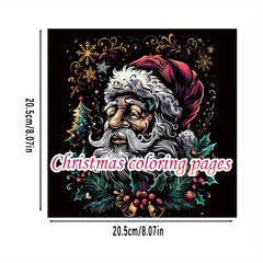 Christmas Coloring Book for Adults Festive Santa Reindeer & Holiday Scenes