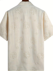 Men's Summer Short Sleeved Shirt Chinese Style Suit