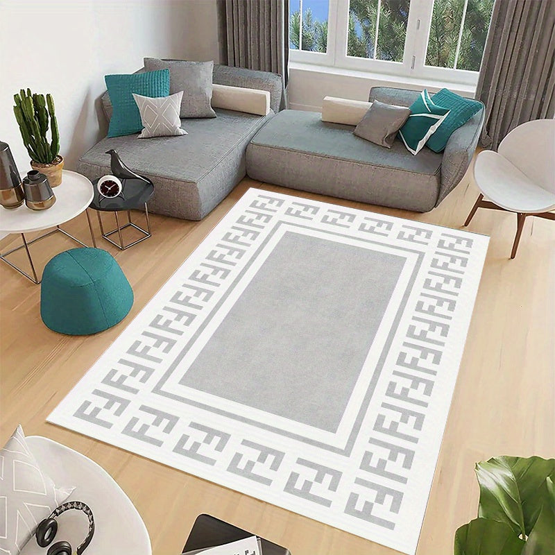 Large Boho Shaggy Rug Soft Anti Fatigue Waterproof Non Slip Farmhouse Style