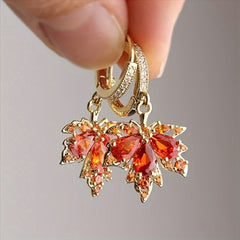 Fashionable Festive Cartilage Stacked Pendant Earrings Wedding Ball Bride Gift