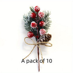 Natural Pine Cones Christmas Accessories Pack